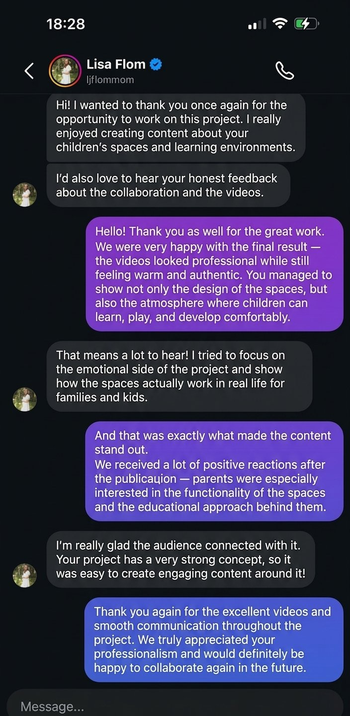 Feedback from Lisa Flom
